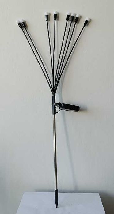 lampka solarna ogrodowa wbijana LED (8 kulek)