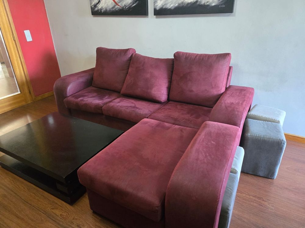 Sofa Chaise Long 3 lugares