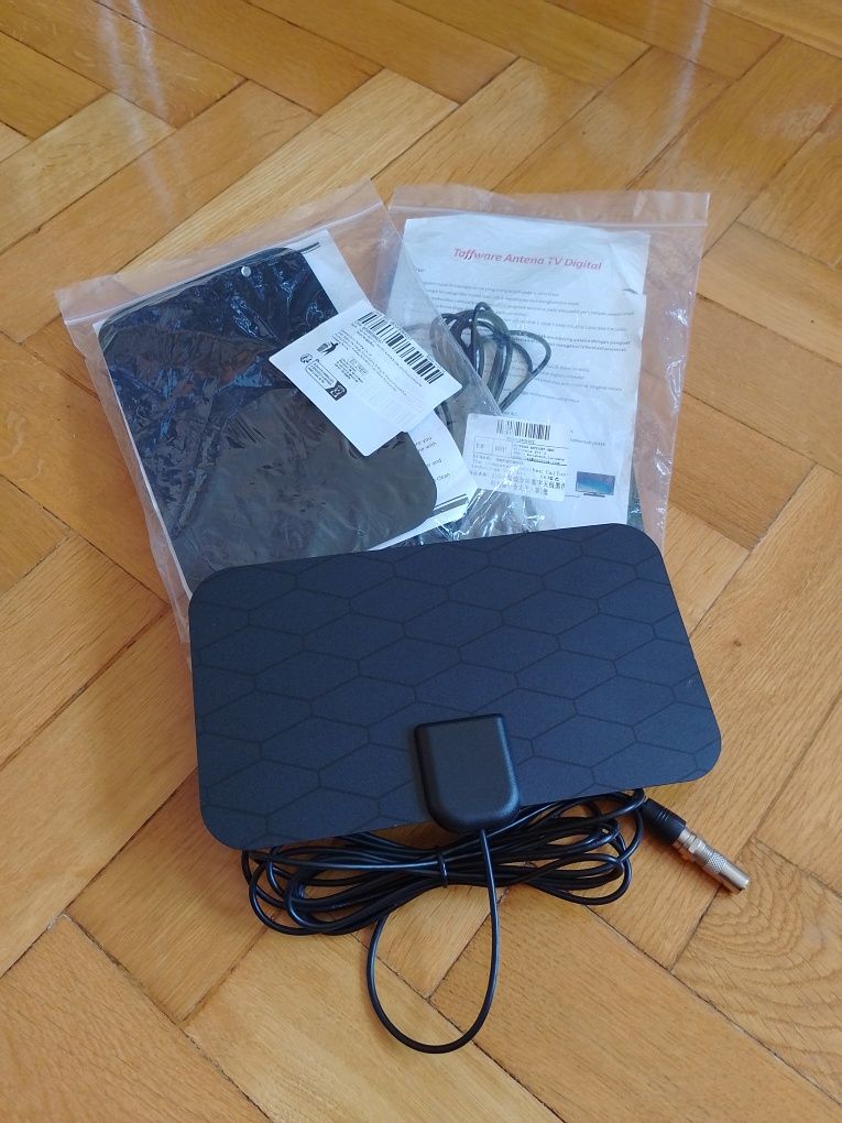 Antena cyfrowa HDTV/4K - DVB-T2/h.265. Jakość i cena. Gratis zasilacz.