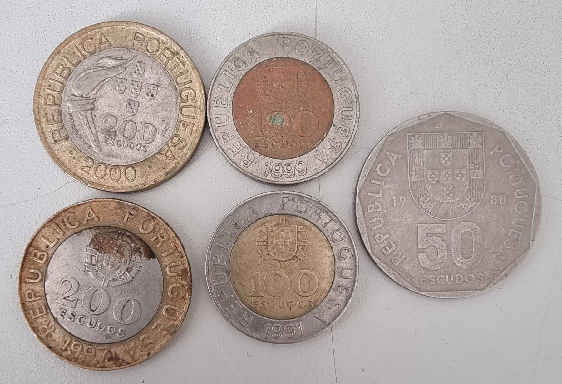 Moedas Antigas Portuguesas (Escudos)