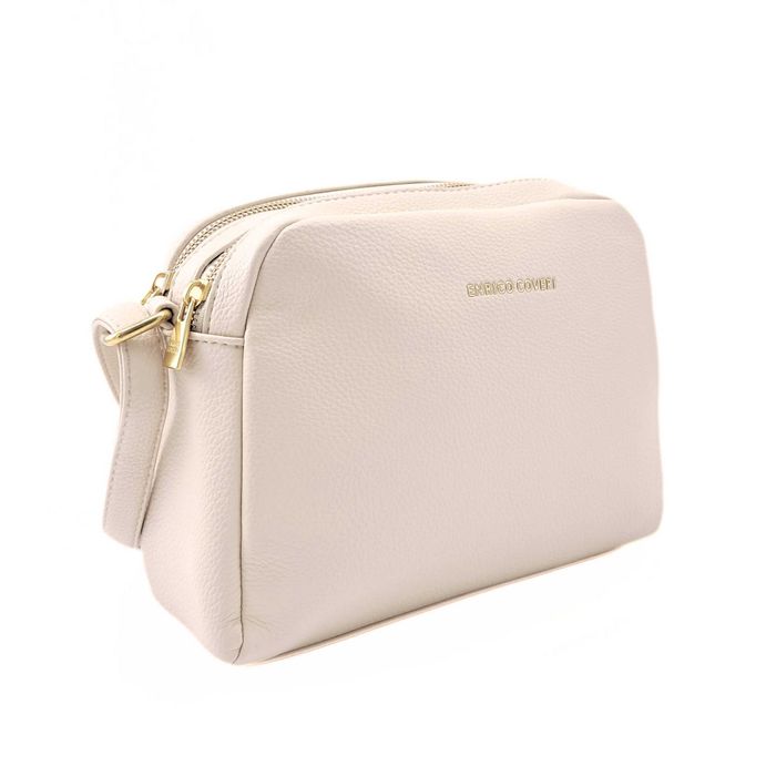 Beżowa torebka crossbody Enrico Coveri