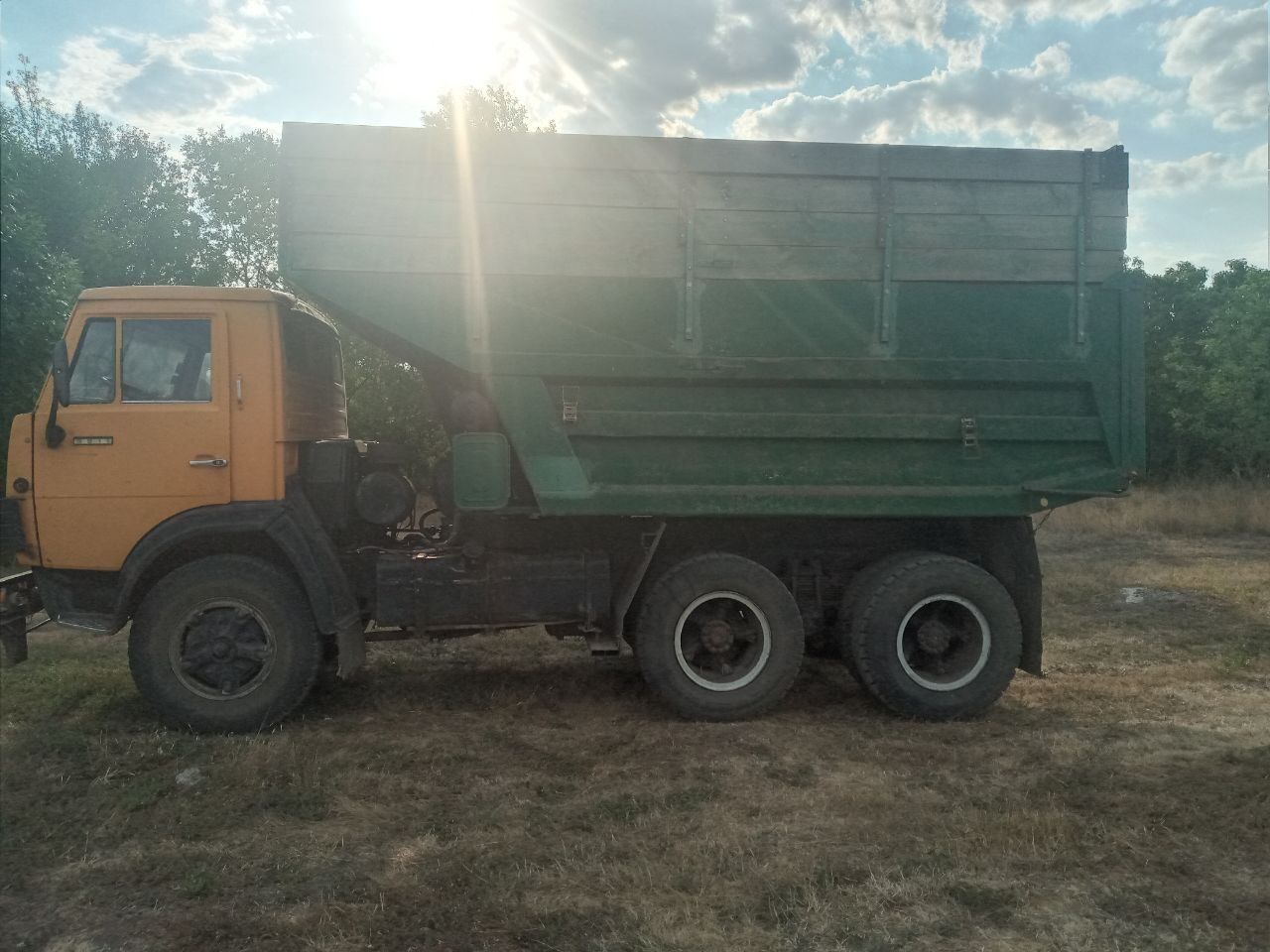 Камаз в рабочем состоянии