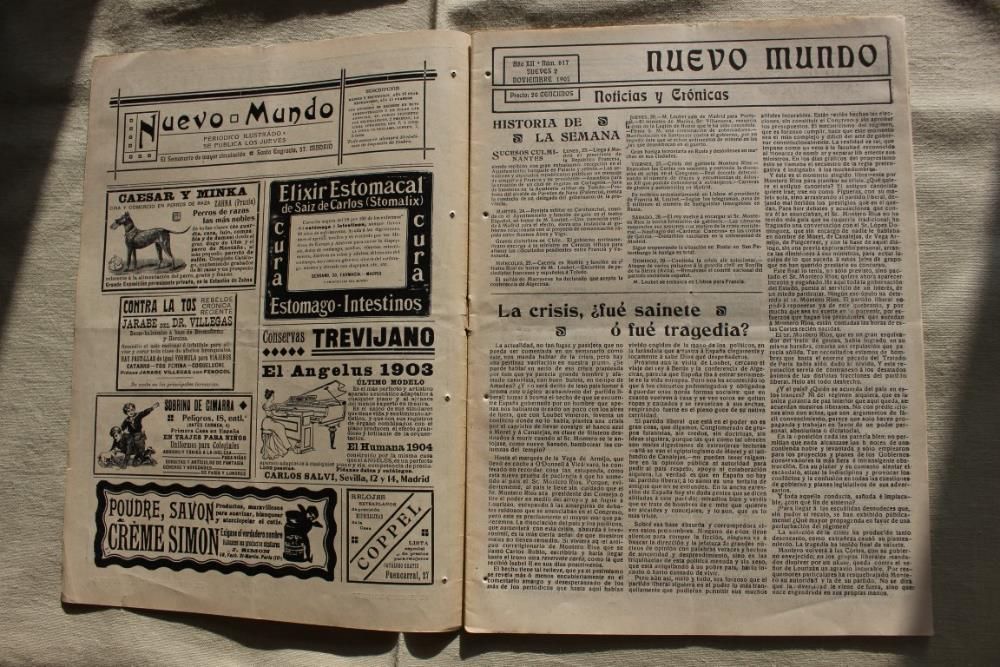 Revista Nuevo Mundo - Novembro 1905 - Rei D. Carlos