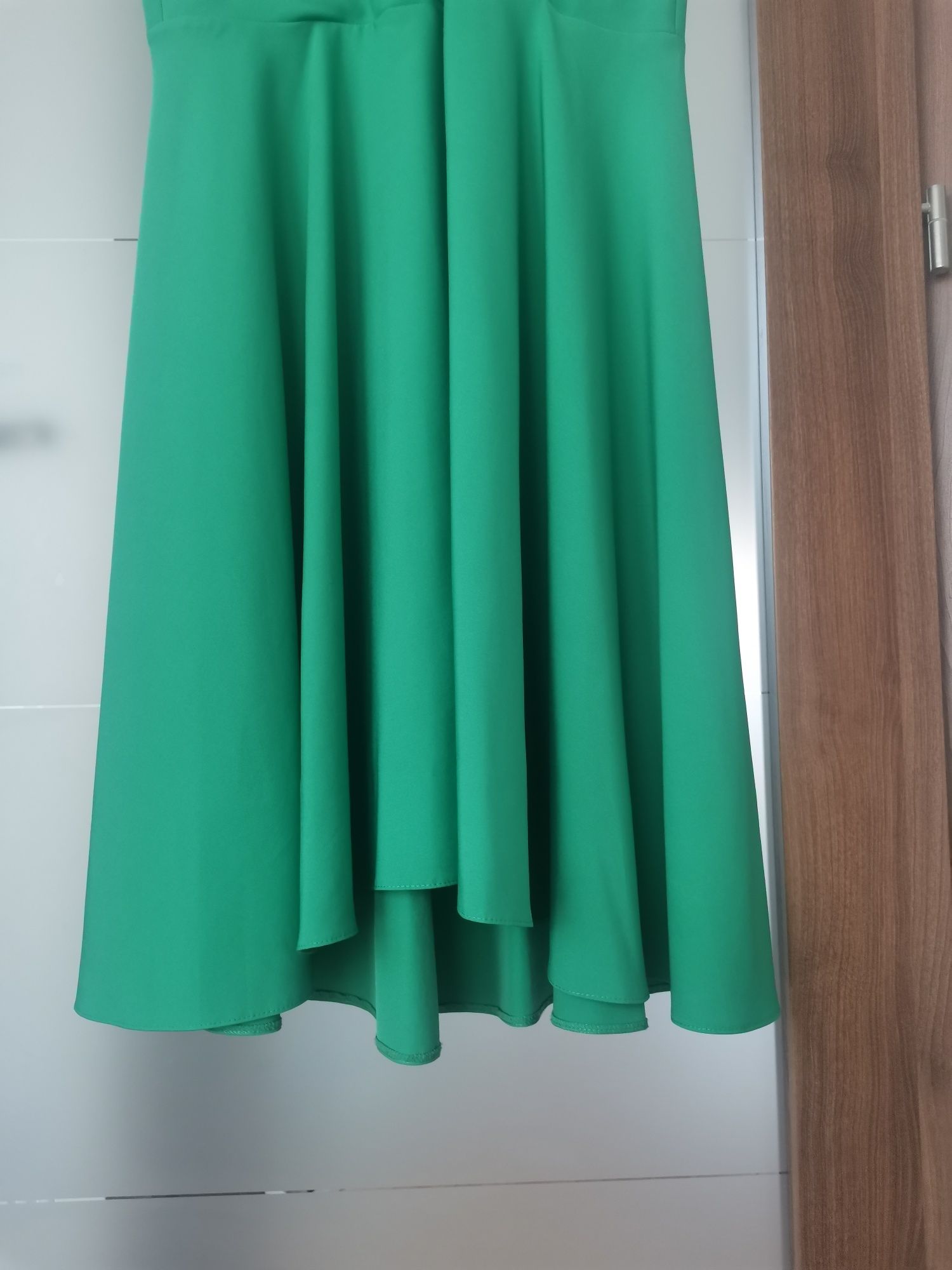 Sukienka midi zielona 44