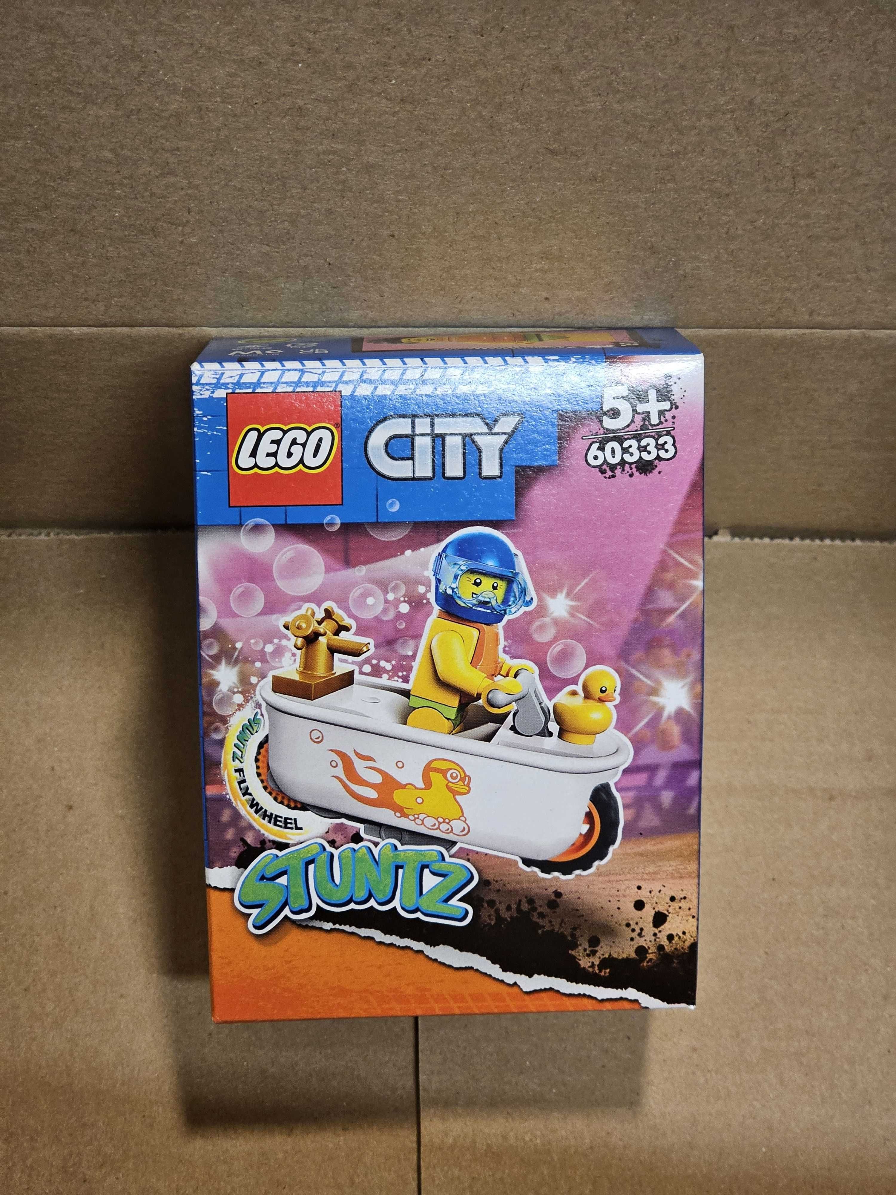 LEGO 60333 City - Kaskaderski motocykl-wanna