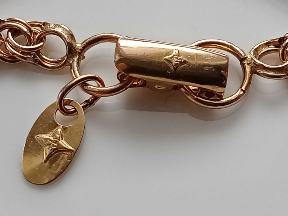 Вінтажне Кольє безель золотомісткий метал