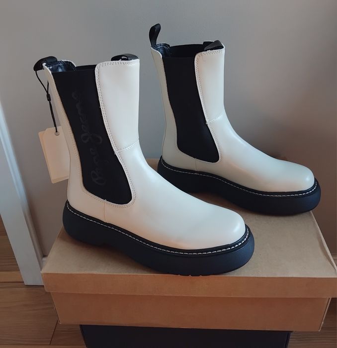 -65% Sztyblety Pepe Jeans. R. 38. W. 24,5 cm.