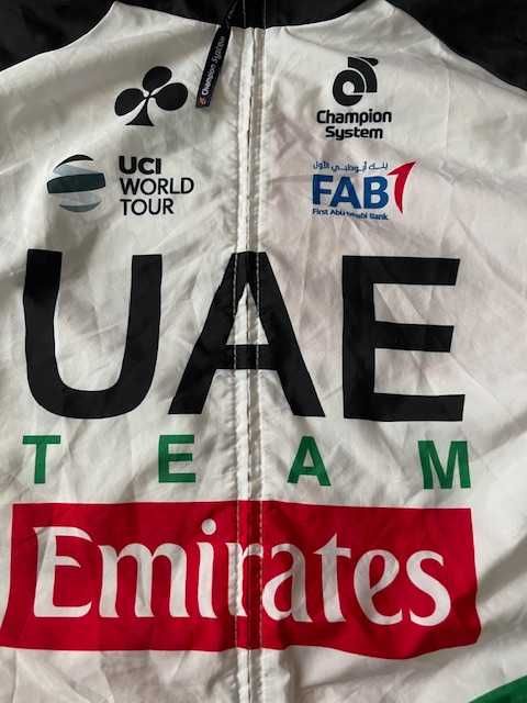 Bluza kolarska bezrękawnik Team Emirates Champion System rozmiar L