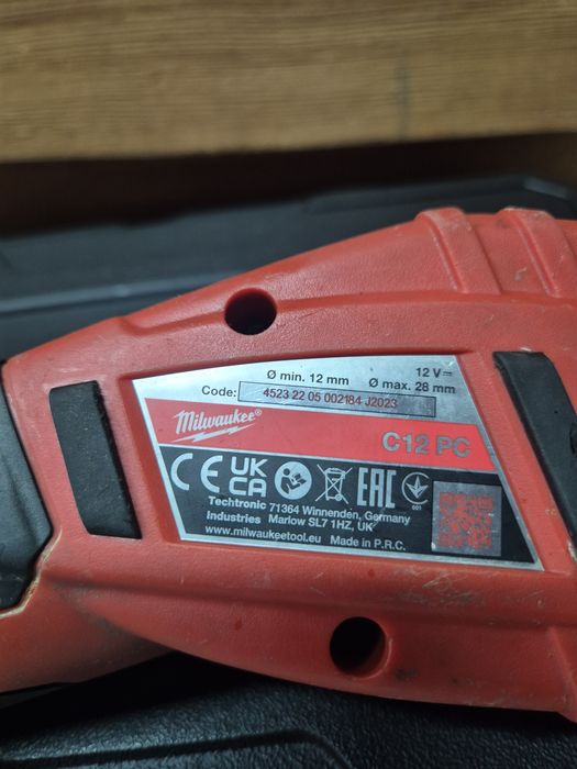 Milwaukee Obcinak do Rur Zestaw