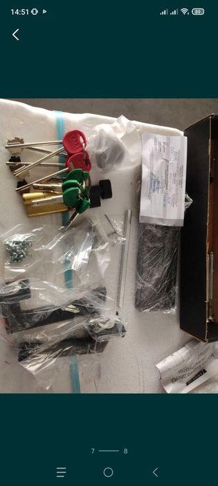 Двері вхідні нові броновані