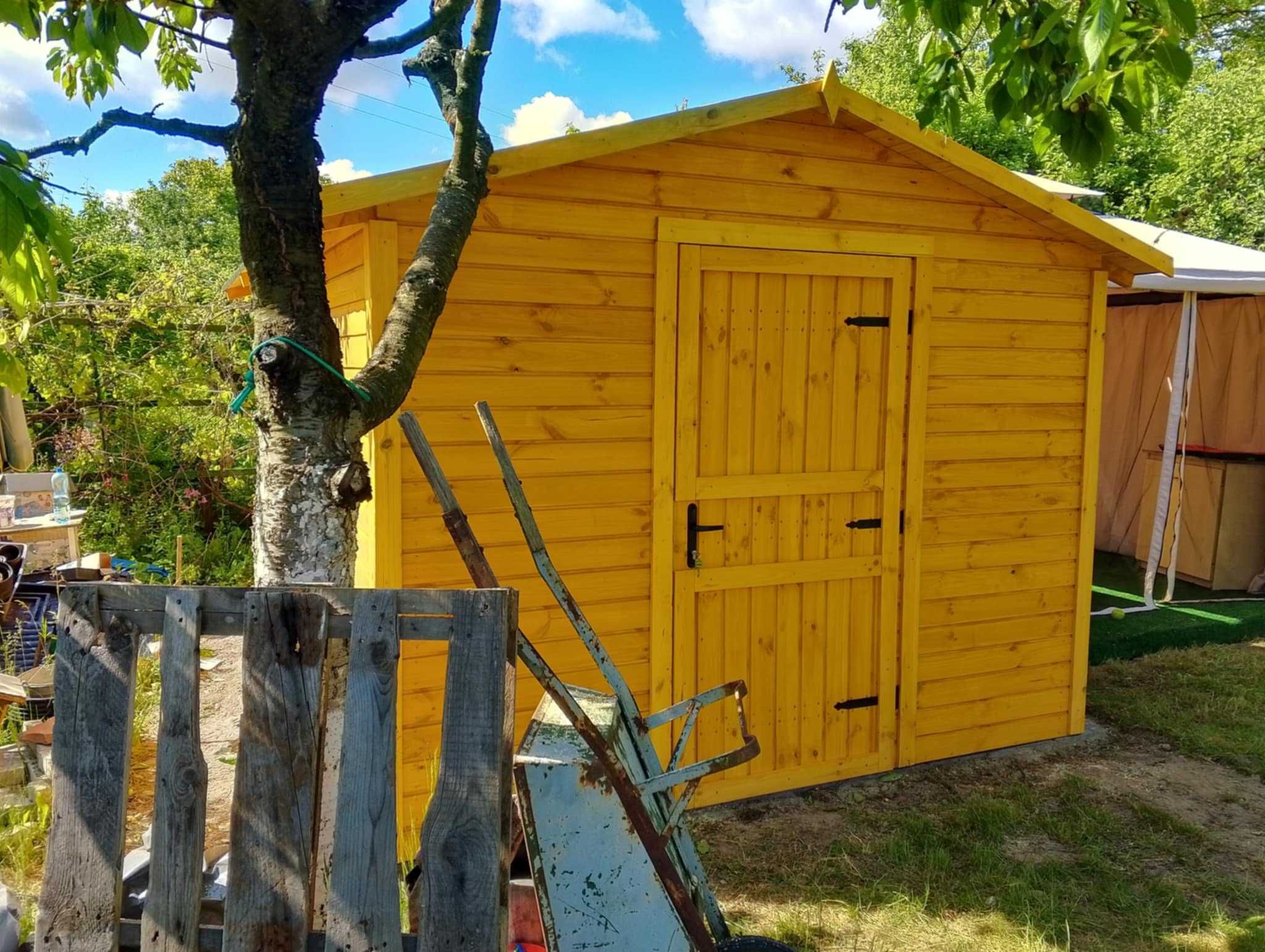 Domek narzedziowy 4x3, złoty dąb, transport cały kraj, domek ogrodowy