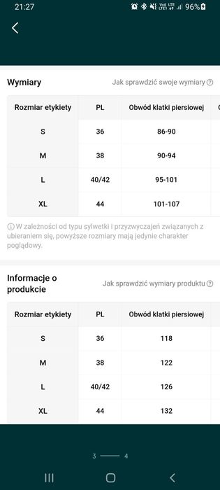 Narzutka sukienka tunika na kostium kąpielowy L Nowa