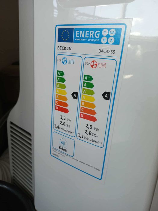 Vende-se Ar Acondicionado portátil BECKEN como novo