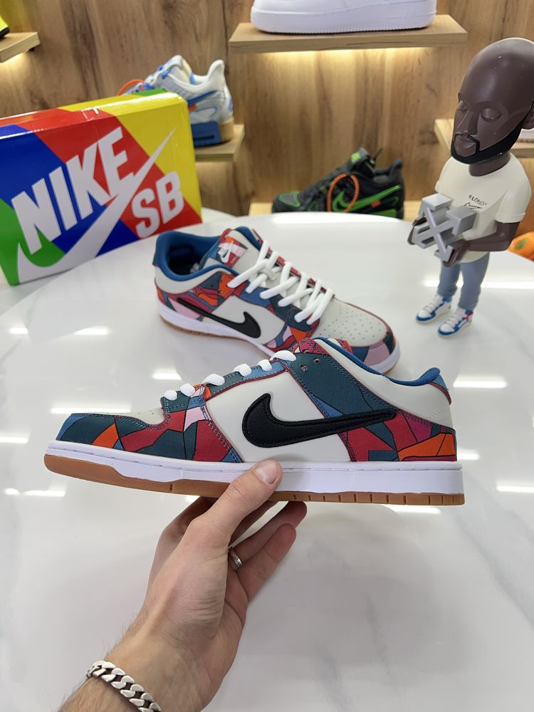 Кросівки Nike SB dunk Low Pro Parra Abstract Art  Multicolor