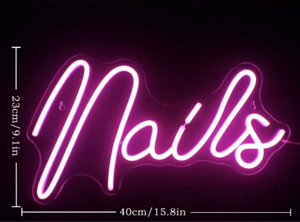 Neon LED NAILS salon paznokcie