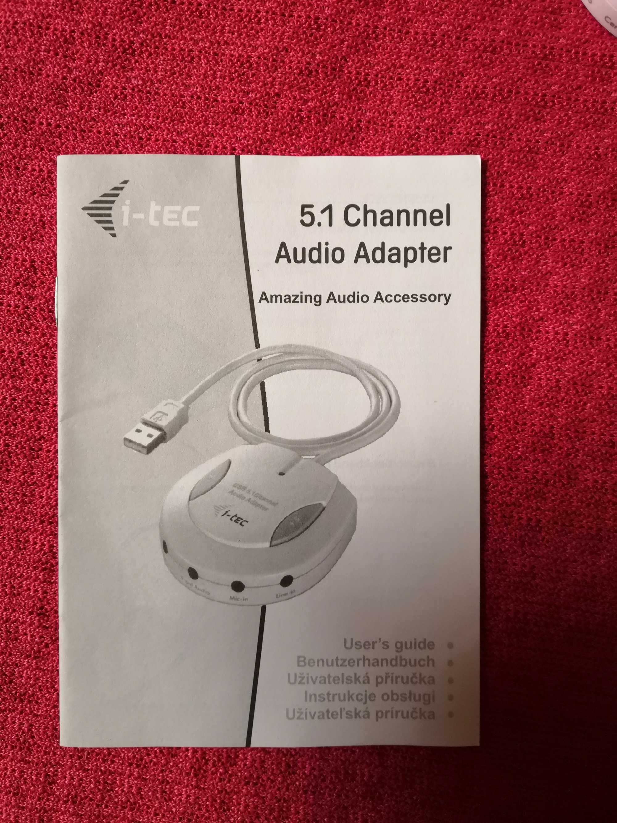 Karta dźwiękowa zewnętrzna USB 5.1 Channel Audio Adapter i-tec