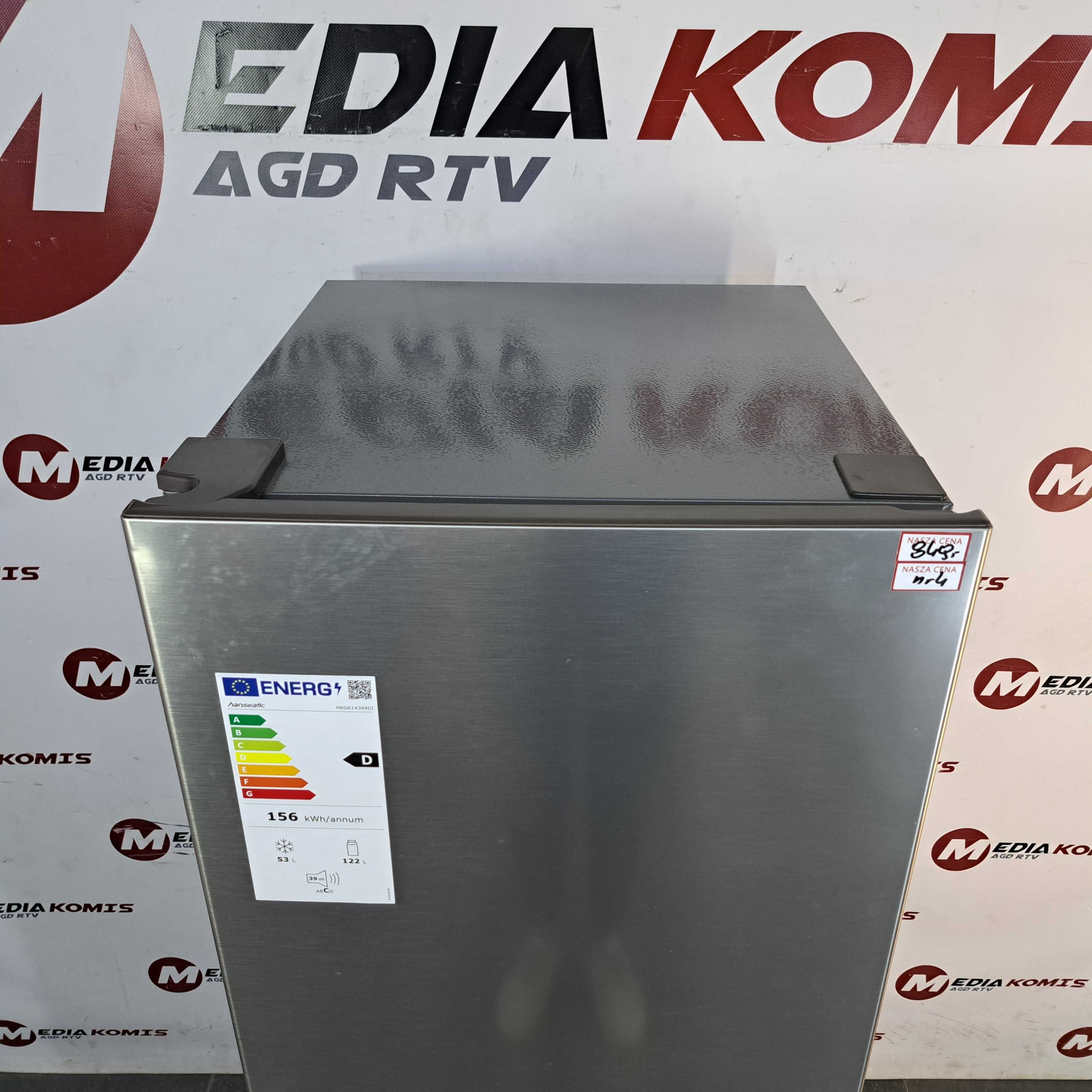 Lodówka Hanseatic HKGK14349DI [2 lata gwar] D/143 cm wys/175l/39dB [4]