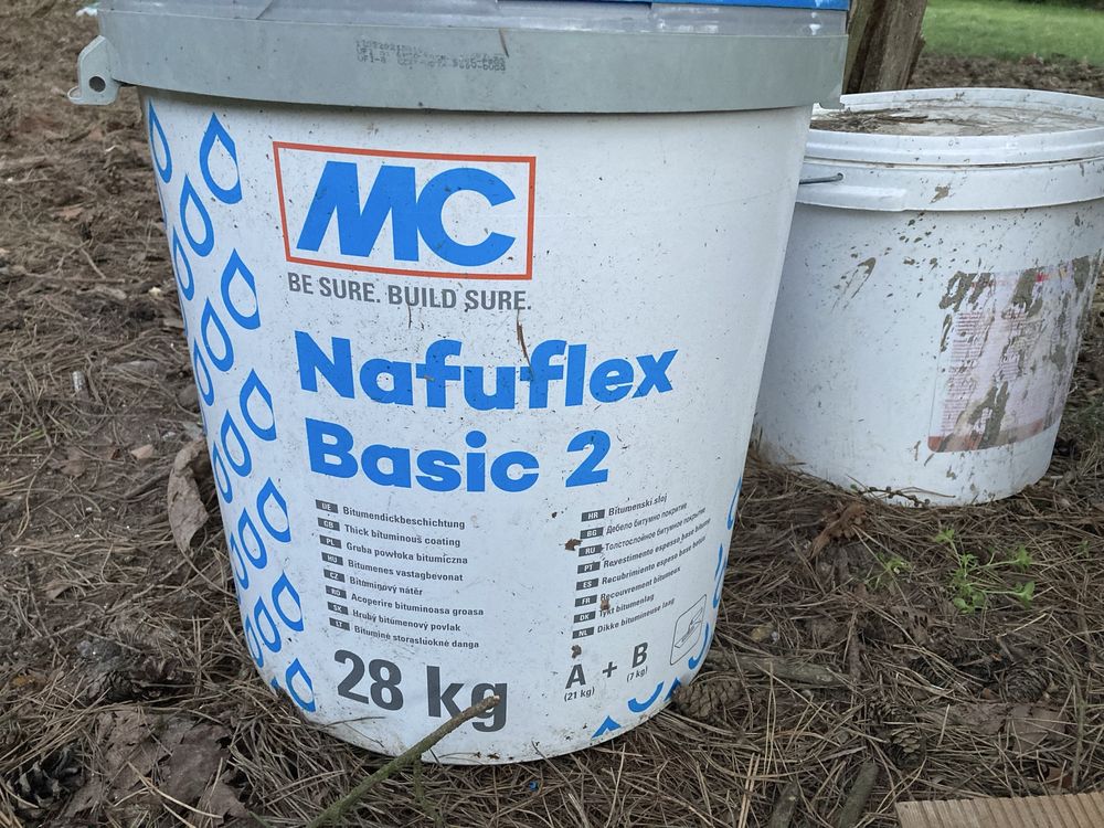 Powłoka bitumiczna Nafuflex Basic 2 28kg, hydroizolacja