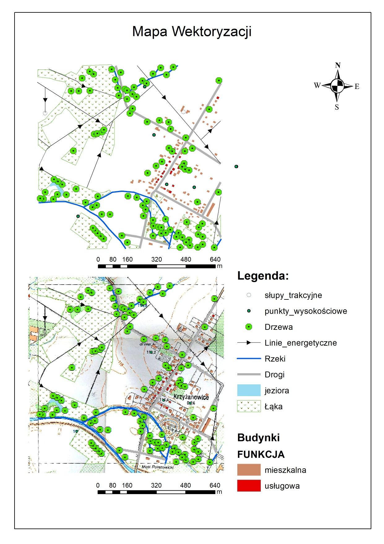 Studia, Opracowania GIS