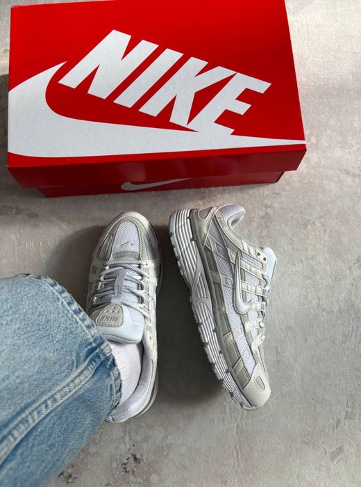 Nike P-6000 White Grey, Найки П-6000