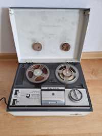 stary Magnetofon szpulowy GRUNDIG Unitra ZK 145 Przepiękny Vintage PRL