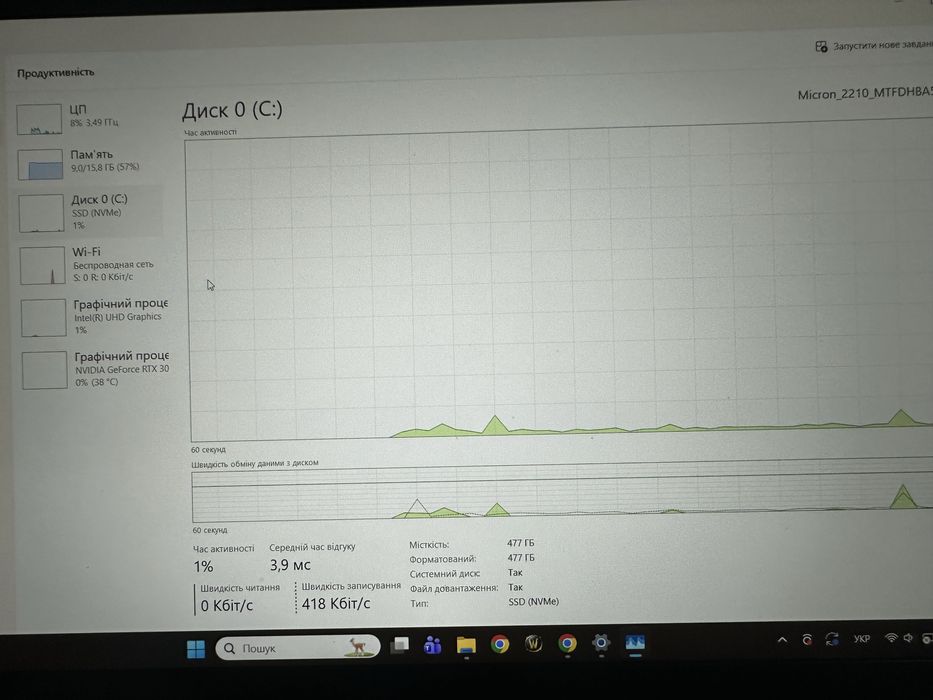 Ноутбук MSI GF63 Thin 10 UC