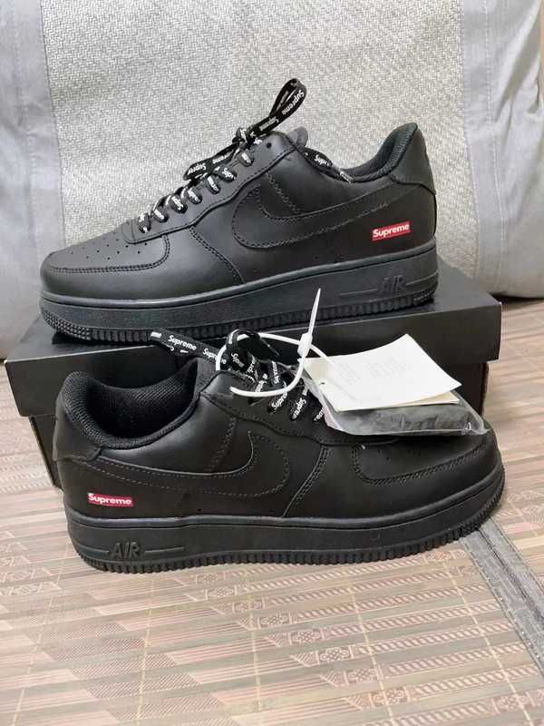 *NoweNikeAirForce1Supreme*Black.36
