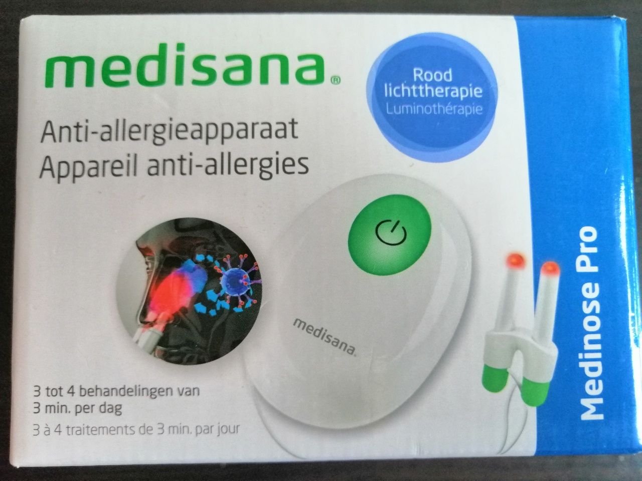 Antyalergiczny aparat Medisana alergia katar sienny sierść kurz pyłki