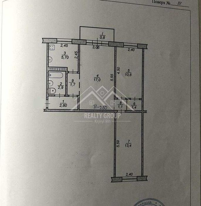 Продаж укомплеткованої  3к квартири (поруч парк)