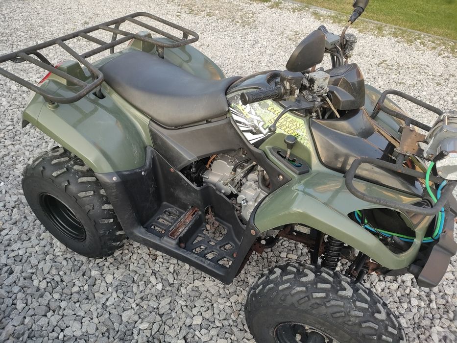 Quad KYMCO MXU 300 green line .
