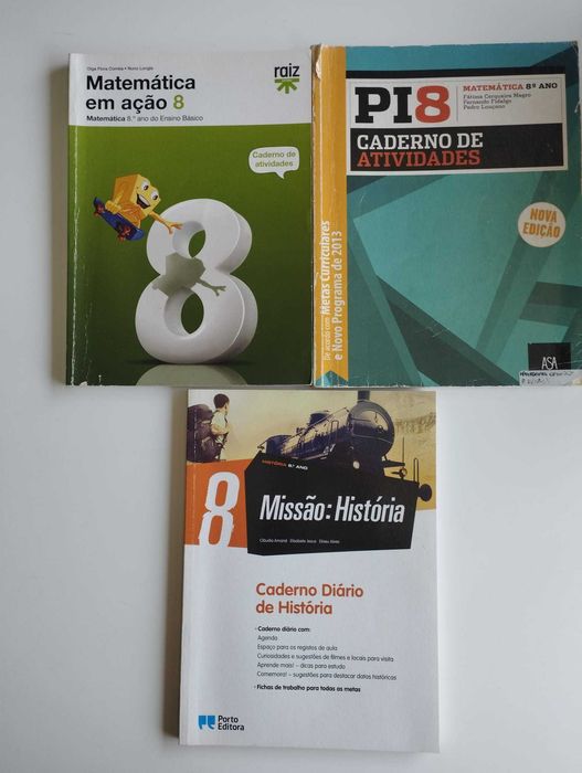 Cadernos de Atividades 8º ano