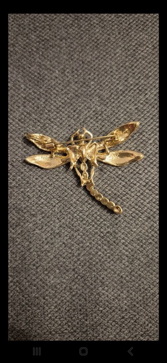 Broszka ważka Outlander dla fanów serialu owad dragonfly
