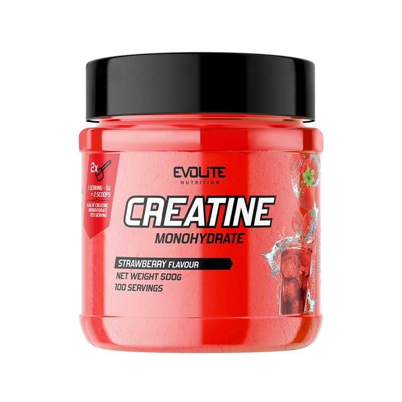 Evolite Creatine 500g Pure Siła Masa Wytrzymałość Najmocniejsza!