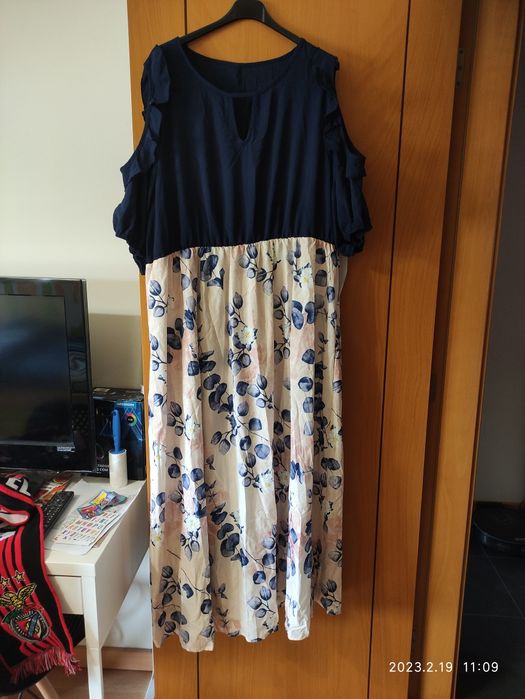 Vestido florido Azul