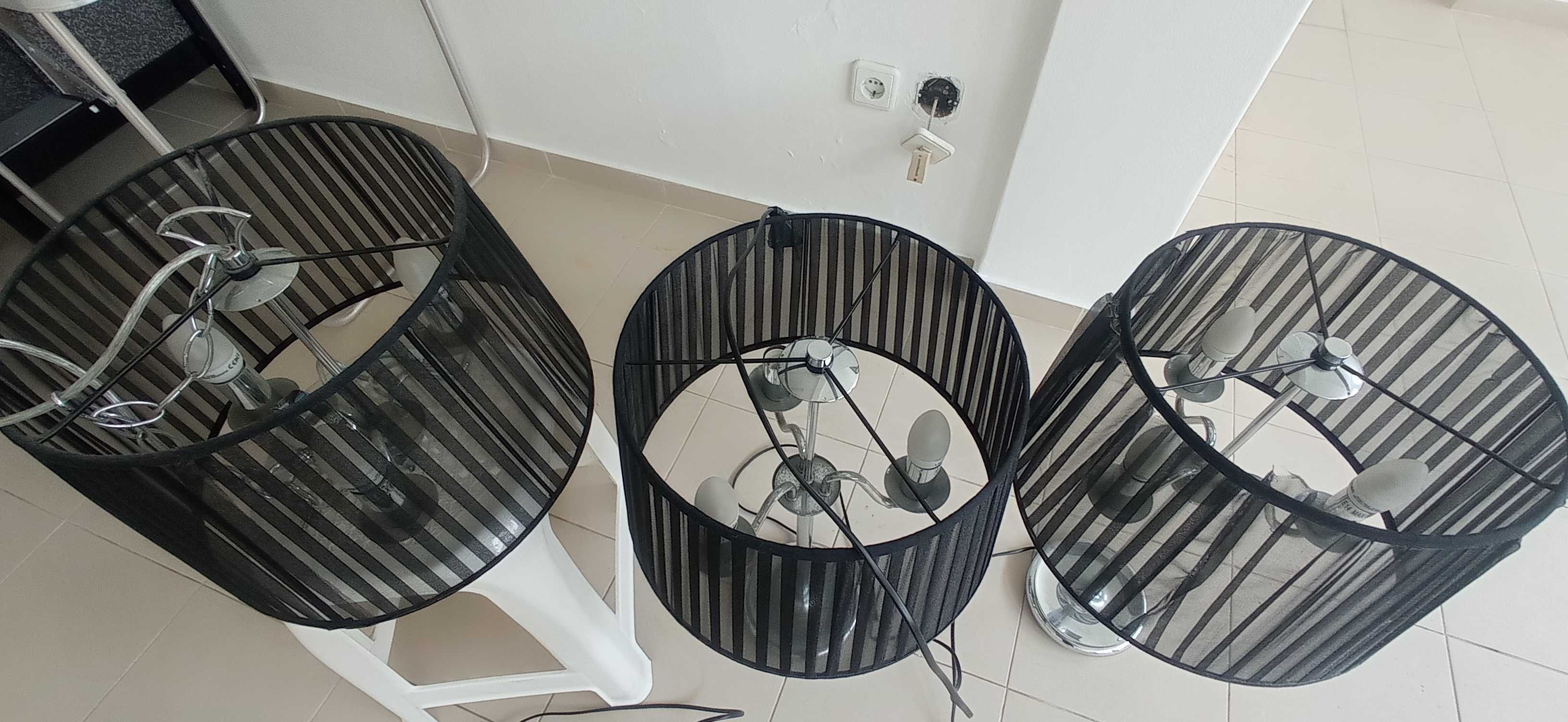 Conjunto de candeeiros