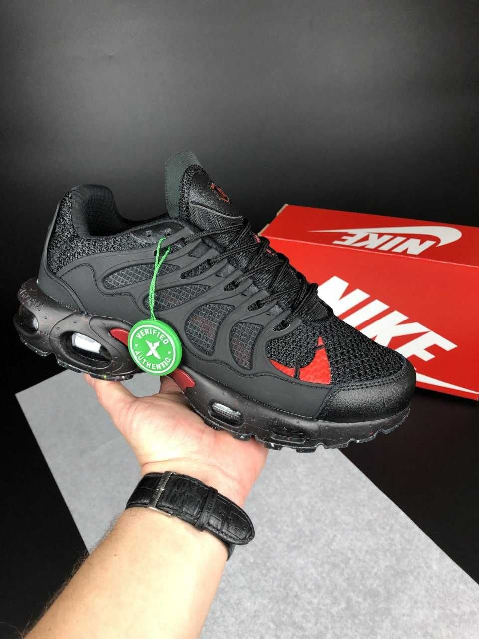 ХІТ ПРОДАЖ! Nike Air Max Terrascape Plus Black/Red 41 42 43 44 45 найк