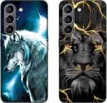 2 SZTUKI Etui do Samsung Galaxy S21 FE wielokolorowy zwierzęta