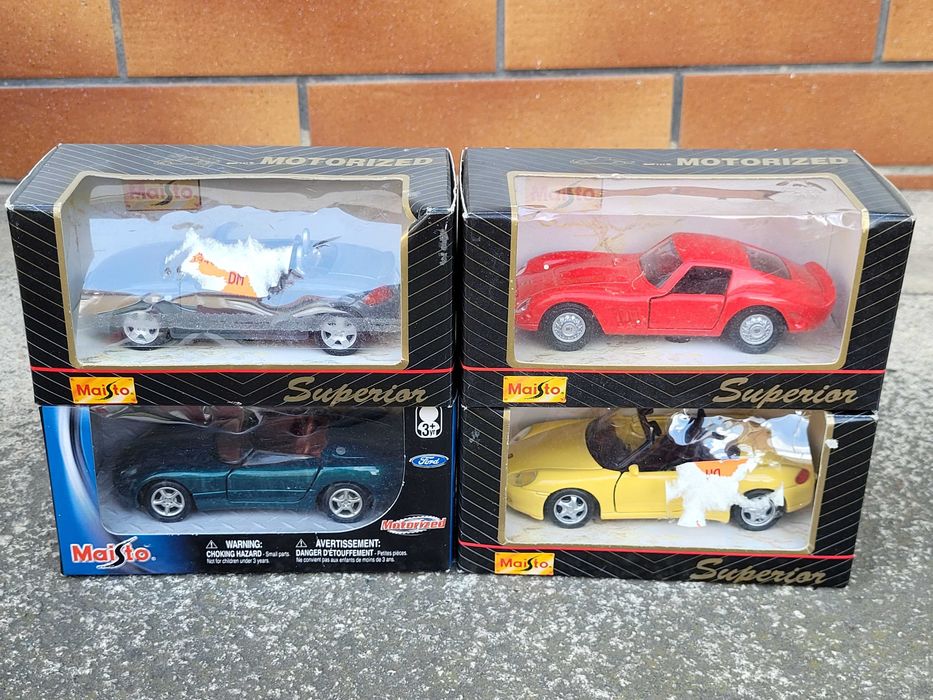 Kolekcja modeli Porsche Boxster Ferrari GTO Audi TT Jaguar XK 1:36