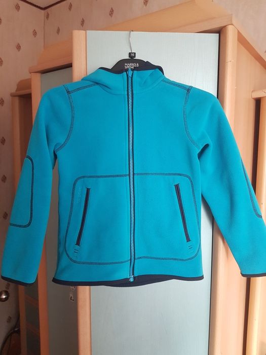 Куртка двустороння флисова  decathlon tribord...125-132см