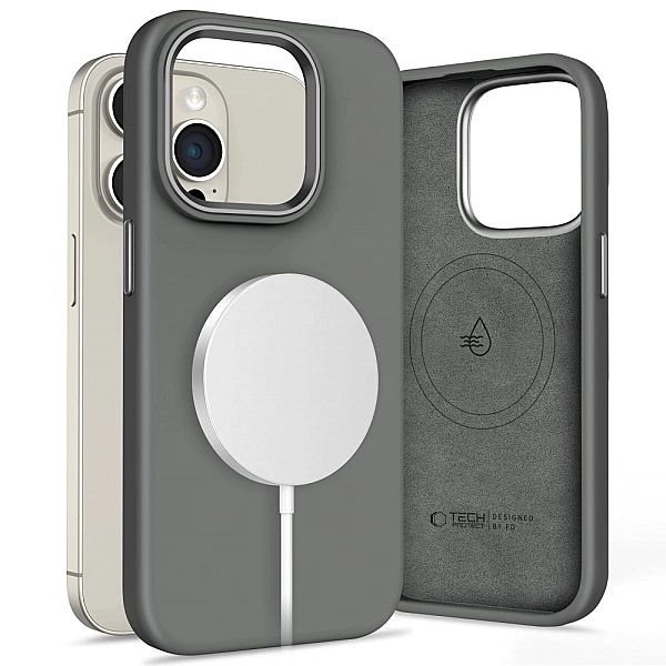 Tech-Protect Silicone Pure Magsafe Iphone 15 Pro Max Clay