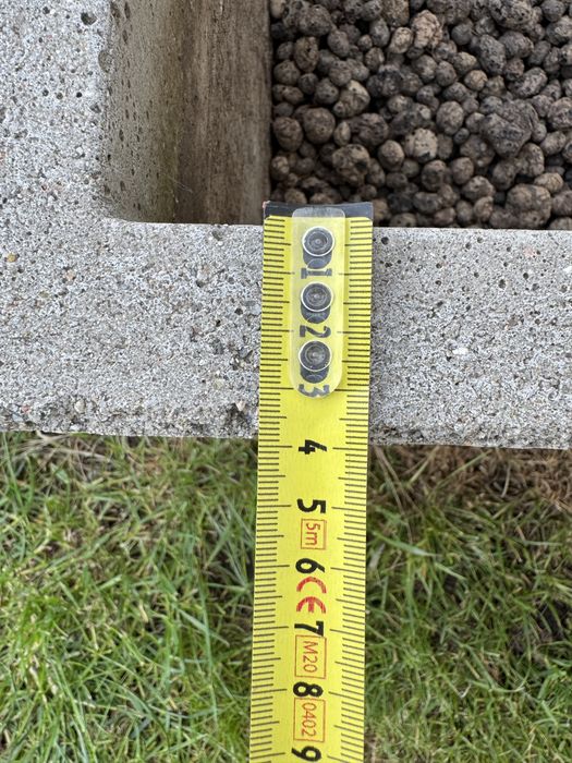 Donice betonowe 80x40x40 solidne