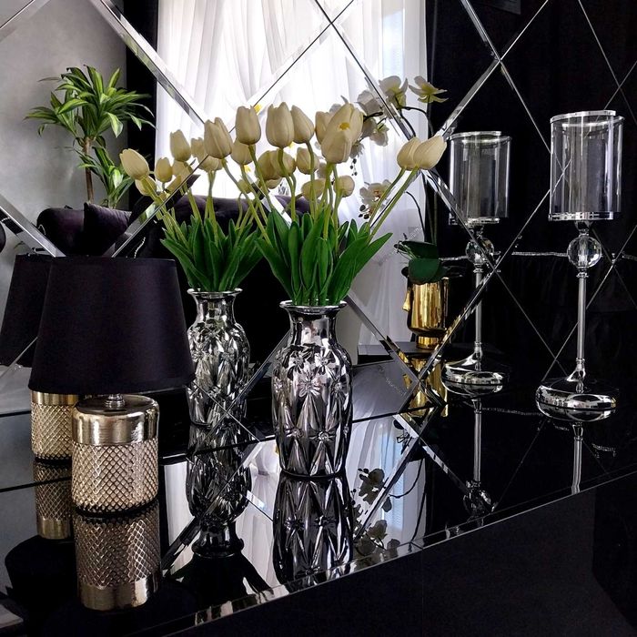 Lampka nocna złota mała lampa stołowa dekoracyjna lampka biurkowa