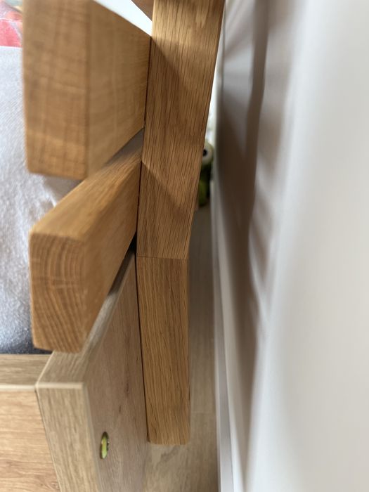 Dębowy zagłówek ażurowy do łozka VOX 160 cm