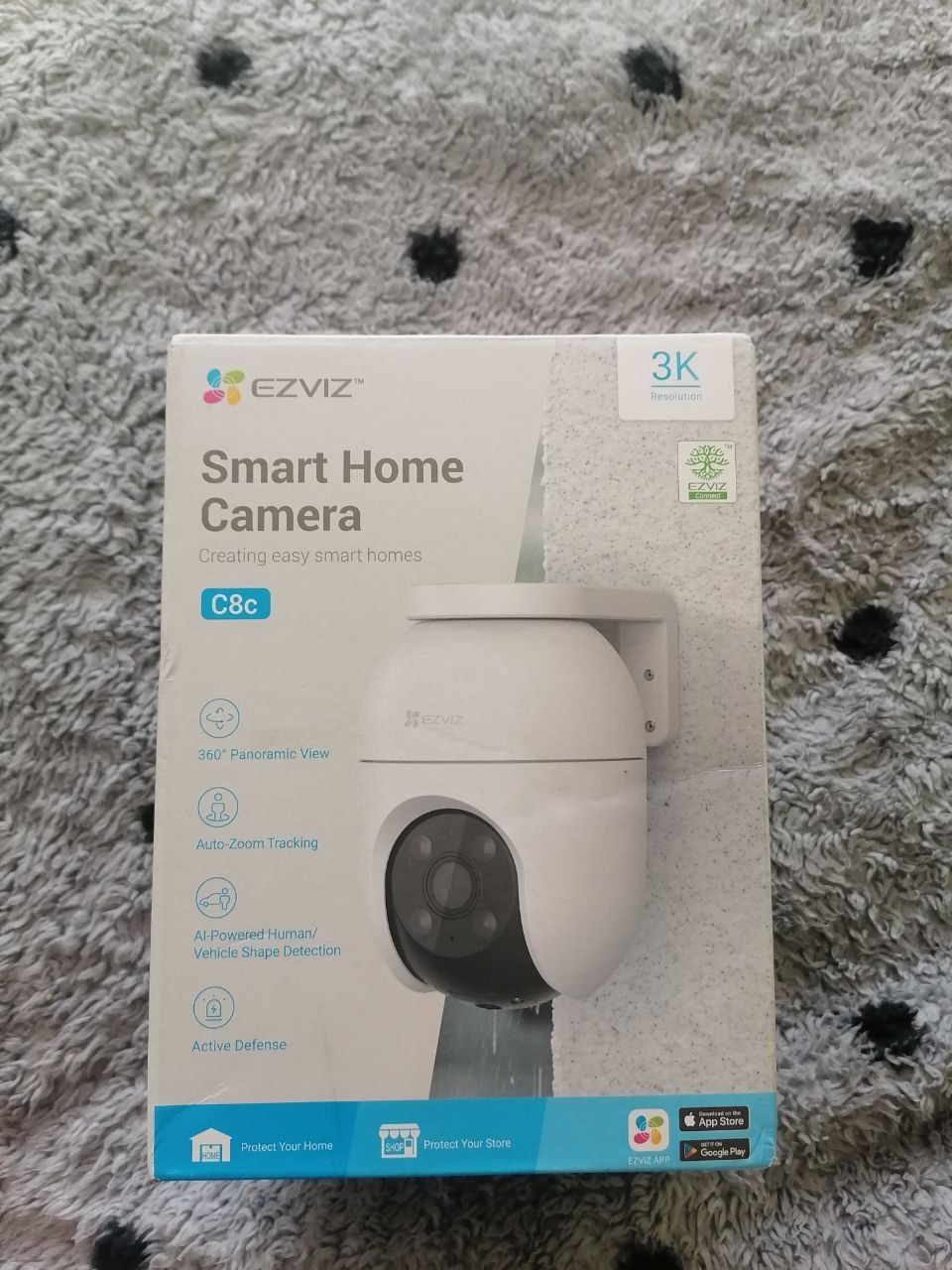 Kamera Wi-Fi EZVIZ C8C 5Mpx 3K, Detekcja ruchu AI, Automatyczne śledze