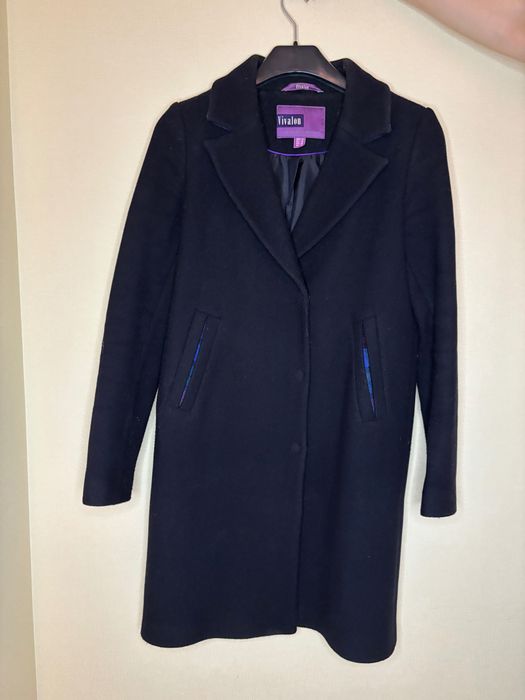 Вовняне пальто Vivalon/ куртка з натуральної шкіри шкірянка/ піджак