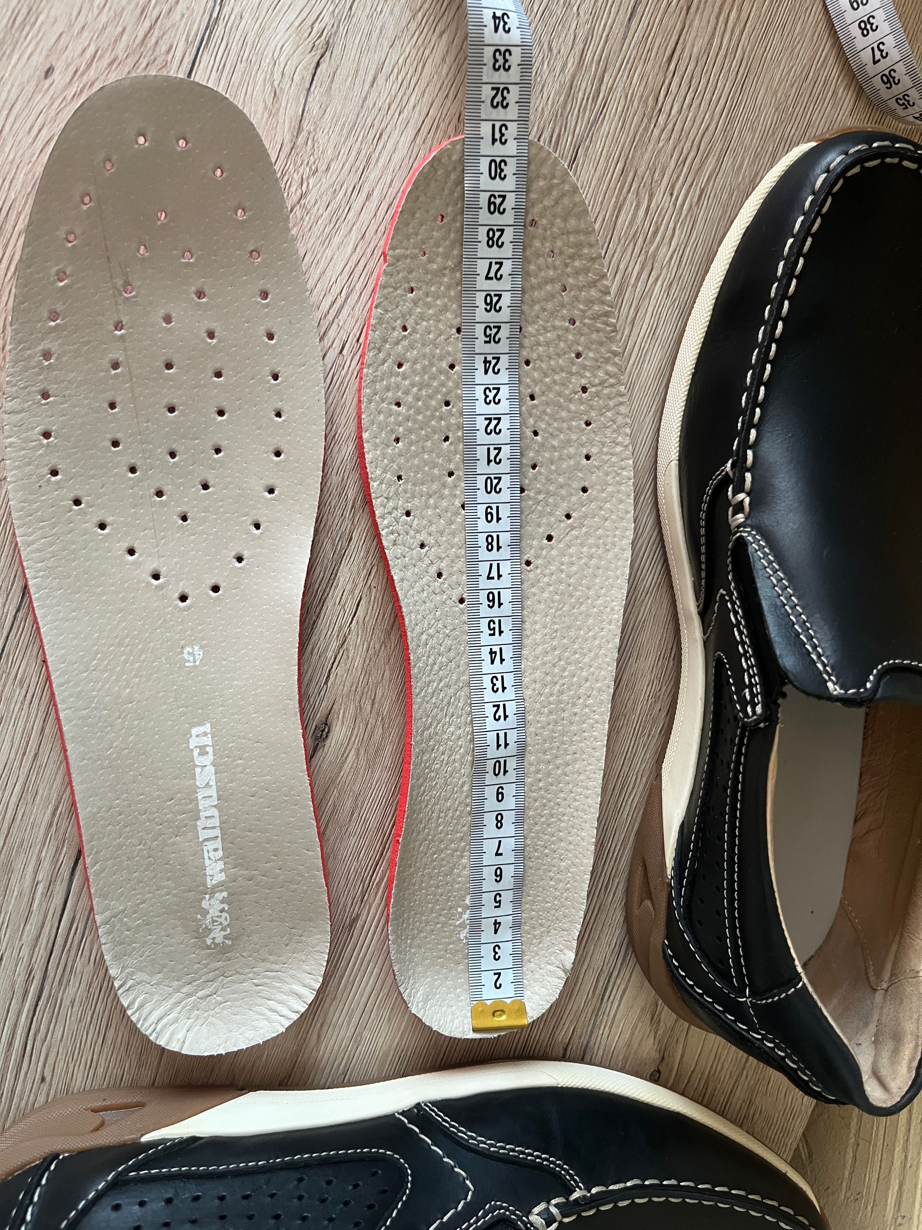 Męskie skórzane mokasyny Slip-on Walbusch