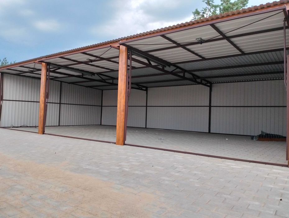 Garaż blaszany garaż blaszak garaże blaszane 9x5 kolor 6x5 7x5 grafit