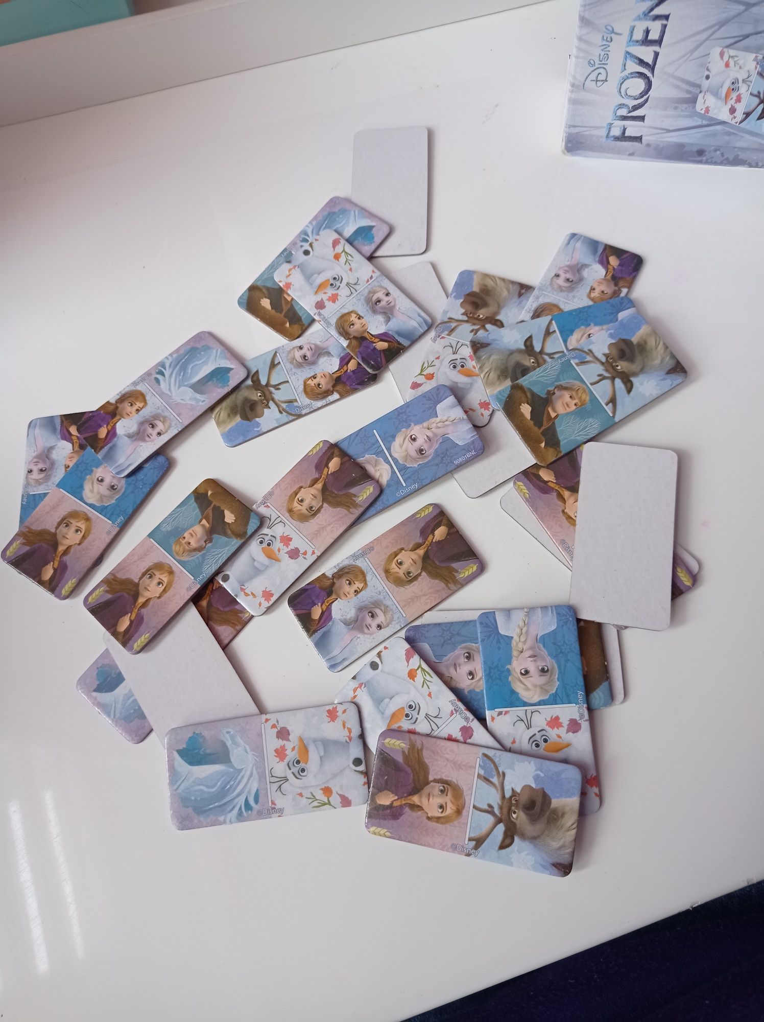 Elsa frozen puzzle domino Chińczyk spin master