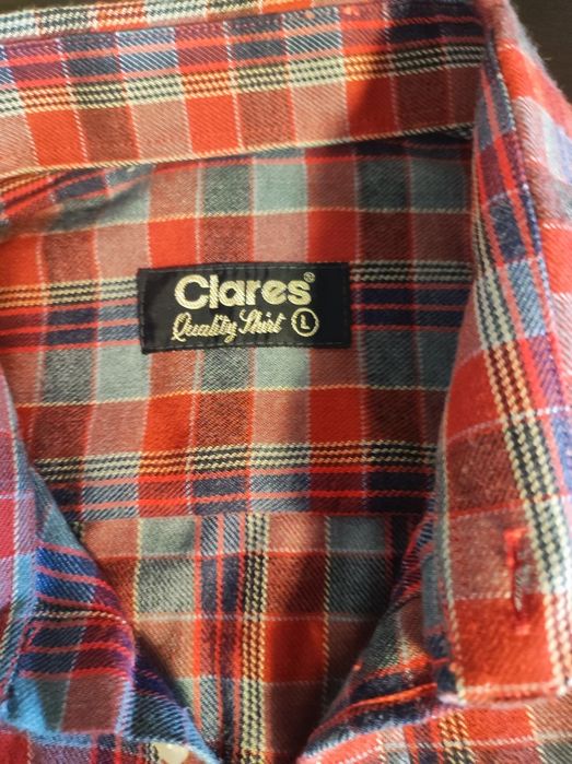 Сорочка твідова в клітинку