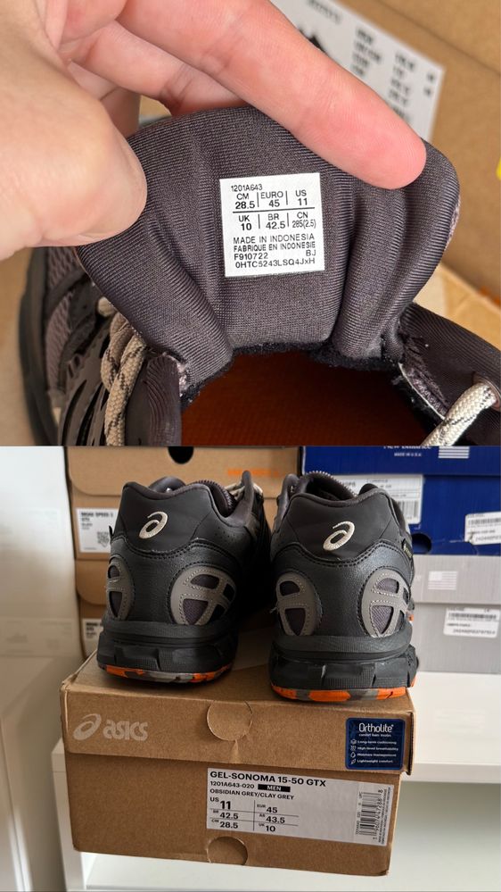 Asics Gel-Sonoma 15-50 Gore-Tex Obsidian Grey